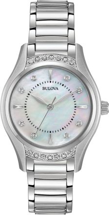 Bulova Womens Classic Silver Dial Watch