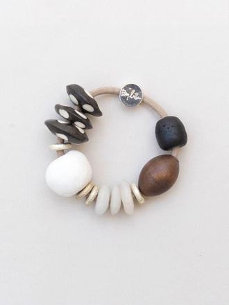 By Lilla Subway Capsule Bracelet Hairtie in Multi at Nordstrom
