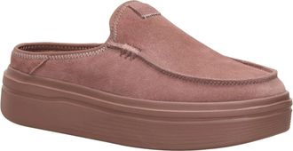 Hey Dude Austin Lift Classic 41272-21D Womens Brown Suede Platform Shoes JAX2085