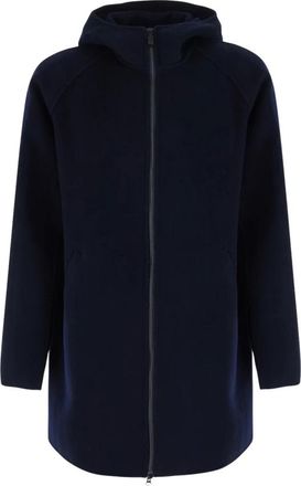 Aspesi Super Doppel Woljas - Dames - Winterjassen - Blauw - M - Wol - Jassen