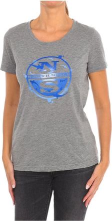 North Sails Mujer, Camisetas, Gris, Talla: XL