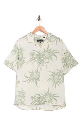 Rag & Bone Alan Floral Camp Shirt in Whtmult at Nordstrom Rack, Size Xx-Large