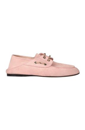 Sandro Suede boat shoe loafers in Pink at Nordstrom, Size 35