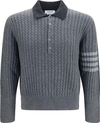 Thom Browne Gray Wool Oves Aries Mens Sweatshirt
