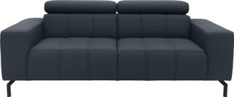 Domo Collection 2-Sitzer »Cunelli zeitlos und elegant, moderne Sitznähte als Designelement,« wahlweise mit 6-fach verstellbaren Kopfteilen, fester Sitzkomfort