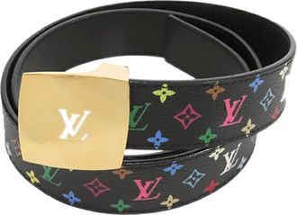 Louis Vuitton Pre-owned Belts, female, Black, Size: ONE SIZE Pre-owned Designer Leather Belt