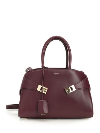 Ferragamo Hug Th S Handbags Marrone-Donna