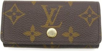 Louis Vuitton Pre-owned Accessories, female, Brown, Size: ONE SIZE Pre-owned Canvas key-holders