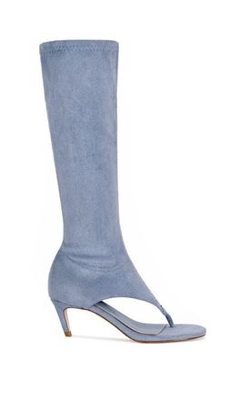 Azalea Wang Cecile Stiletto Sandal in Light Blue at Nordstrom, Size 8.5