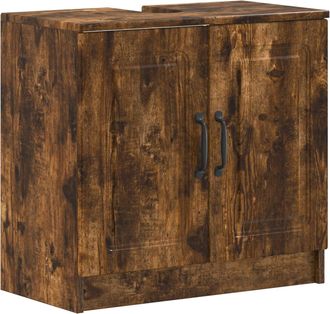vidaXL Mueble De Lavabo Para Ba&ntilde;o Utrecht Roble Ahumado Vidaxl