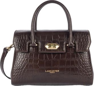 Lancaster Sac &agrave; rabat S Exo - Dames - Handtassen - Bruin - ONE Size - Leer - Tassen
