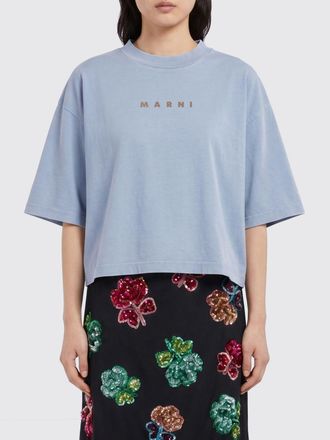 Marni T-shirts in cotone con logo