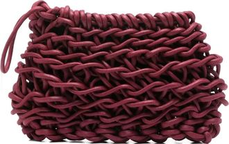 Alienina Nora clutch bag - women - Cotton/Cotton - One Size - Red