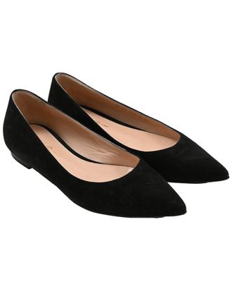Gianvito Rossi Womens Suede Ballet Flat (Authentic Pre-Loved)