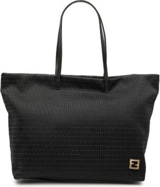 Fendi Pre-owned Tote Bags, female, Black, Size: ONE SIZE Pre-owned Vintage Tote Bag