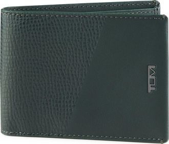 Tumi Alpha Double Bifold Wallet in Deep Pine Textured Smooth at Nordstrom