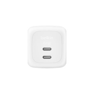 Belkin Cargador 67w Dual Usb-c With Pps Wh Universal Blanco Corriente Alterna Carga R&aacute;pida Interior