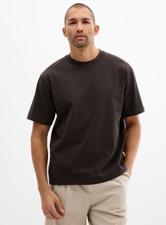 Lindbergh Mens Thick jersey loose T-shirt