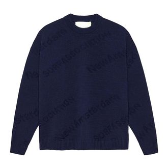 New Amsterdam Surf Association Uomo, Maglie, Blu, M, new
