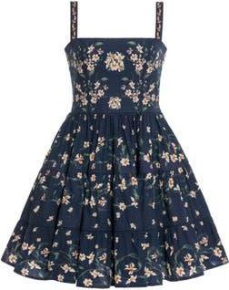 Agua Bendita Lima Promesa Mini Dress in Multicolor at Nordstrom, Size Small