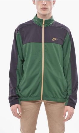 Nike Color-Block Sweatshirt with 2 Pockets and Zip Closure size L