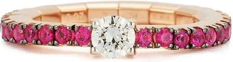 Roberto Demeglio 18K rose gold diamond ring - Pink
