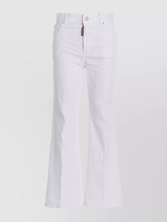 Dsquared2 wide leg cropped jeans