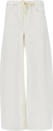 Citizens Of Humanity Brynn Drawstring Jeans - Dames - Loose Fit Jeans - Wit - W27 - Katoen - Jeans