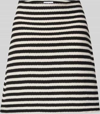 Vila Minirock mit Strukturmuster Modell MATA in Offwhite, Gr&ouml;&szlig;e XL