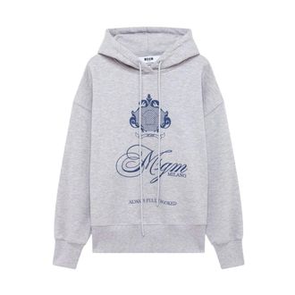 Msgm Msgm, Donna, Felpe, Grigio, XS, new