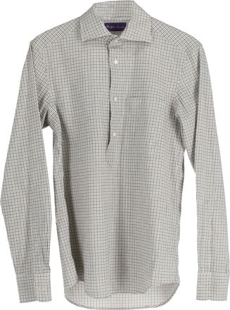 Ralph Lauren Purple Label Buttoned Checked Shirt in Multicolor Cotton