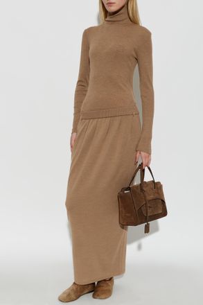 Max Mara Wool Skirt Angizia, Womens, Brown