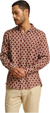 Peninsula Hombre, Camisas, Rojo, Talla: S