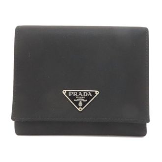 Prada Black Nylon Wallet (Tri-Fold) (Pre-Owned)
