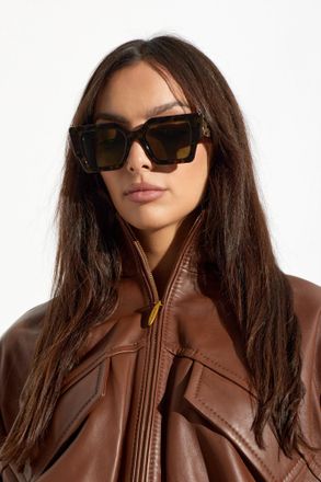 Off-white Sunglasses, Unisex, Brown