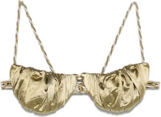 Isa Boulder Tiny Twist Bikini Top - Womens - Polyester/Spandex/Elastane/Nylon