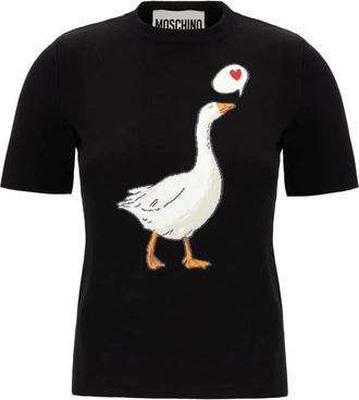 Moschino Maglione a maniche corte - Nero