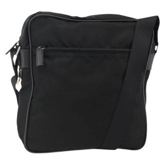 Prada unisex, Pre-owned, Zwart, Maat: ONE Size Nylon