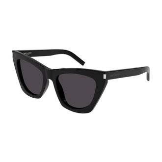 Saint Laurent Sl214 Kate Sunglasses - female - Saint Laurent - Sunglasses - Black - 55 MM - Accessories