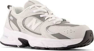 New Balance GS 530 Grey Matter Shoes, White Grey, 5 UK