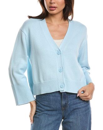 Fort&eacute; Cashmere Wide Sleeve Cardigan