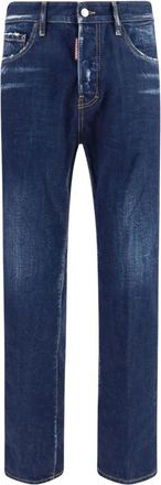 Dsquared2 Straight Leg Denim Jeans - Heren - Regular Fit Jeans - Blauw - M - Denim - Jeans