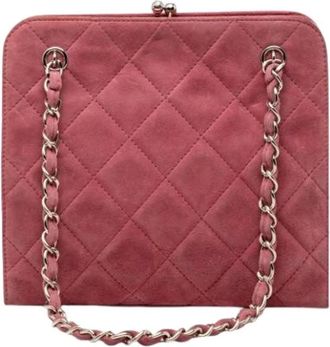 Chanel Pre-owned Kiss Lock Shoulder Bag - - Pre-owned - Donna - Rosa - ONE SIZE