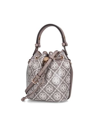 Tory Burch Womens Bags Grey Cotton