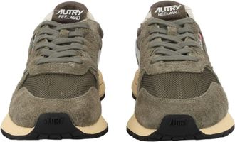 Autry Reelwind Low Suede Leather Nylon Sneakers