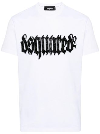Dsquared2 T-shirt met logo - Wit
