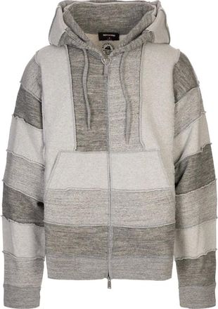 Dsquared2 Hoodies & sweatvesten, Heren, Grijs, XL, Katoen, Grijze Wol Katoen Trui