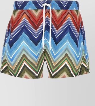 Missoni zigzag swim shorts