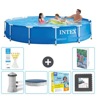 Intex Piscina Con Estructura Redonda - 366x76 Cm - 7-piezas S259