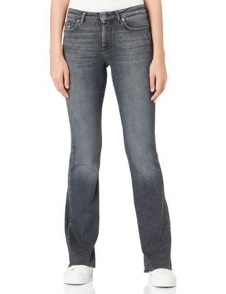 Only Tall Dames Jeans, zwart denim, S / 36L